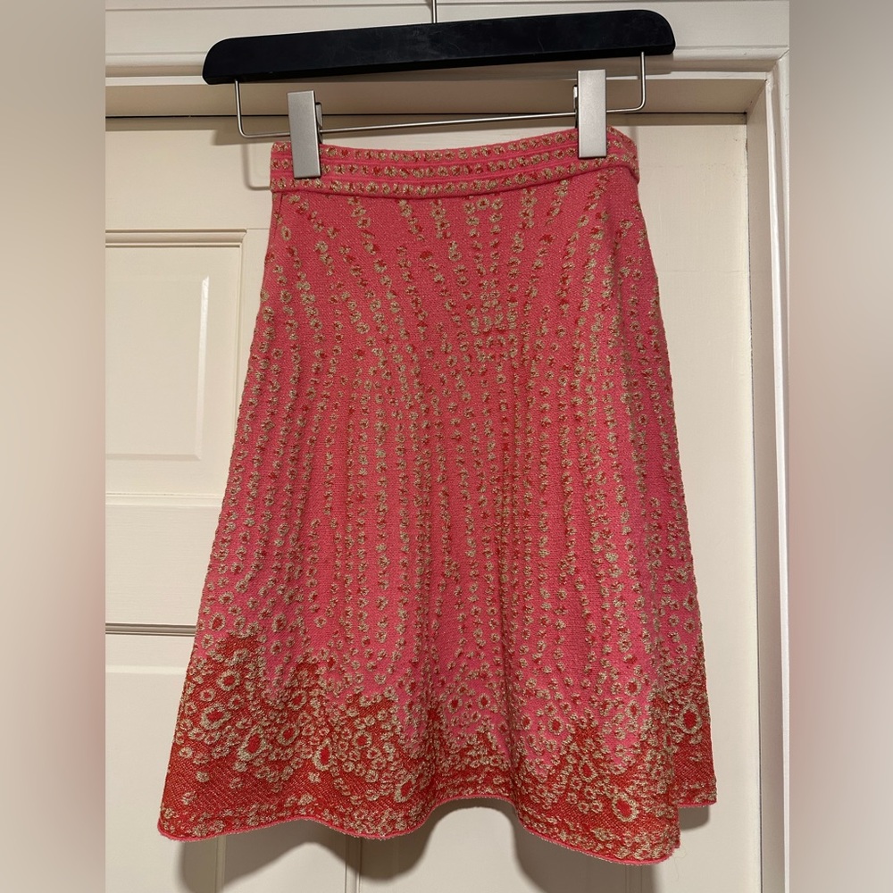Missoni Jacquard Pink-Red Skirt